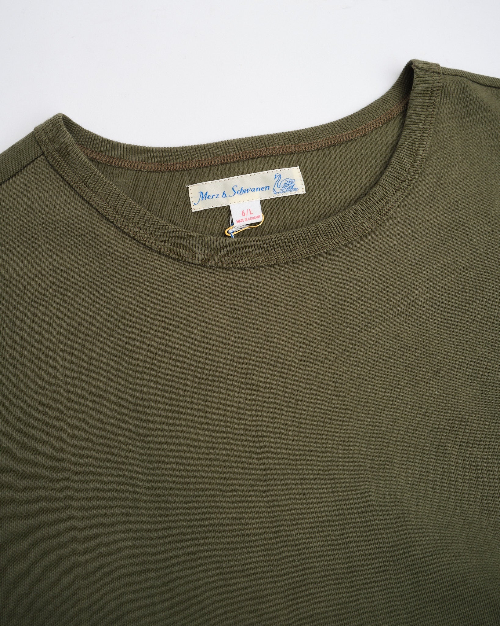 215 men's loopwheeled T-shirt 40 army - Meadow