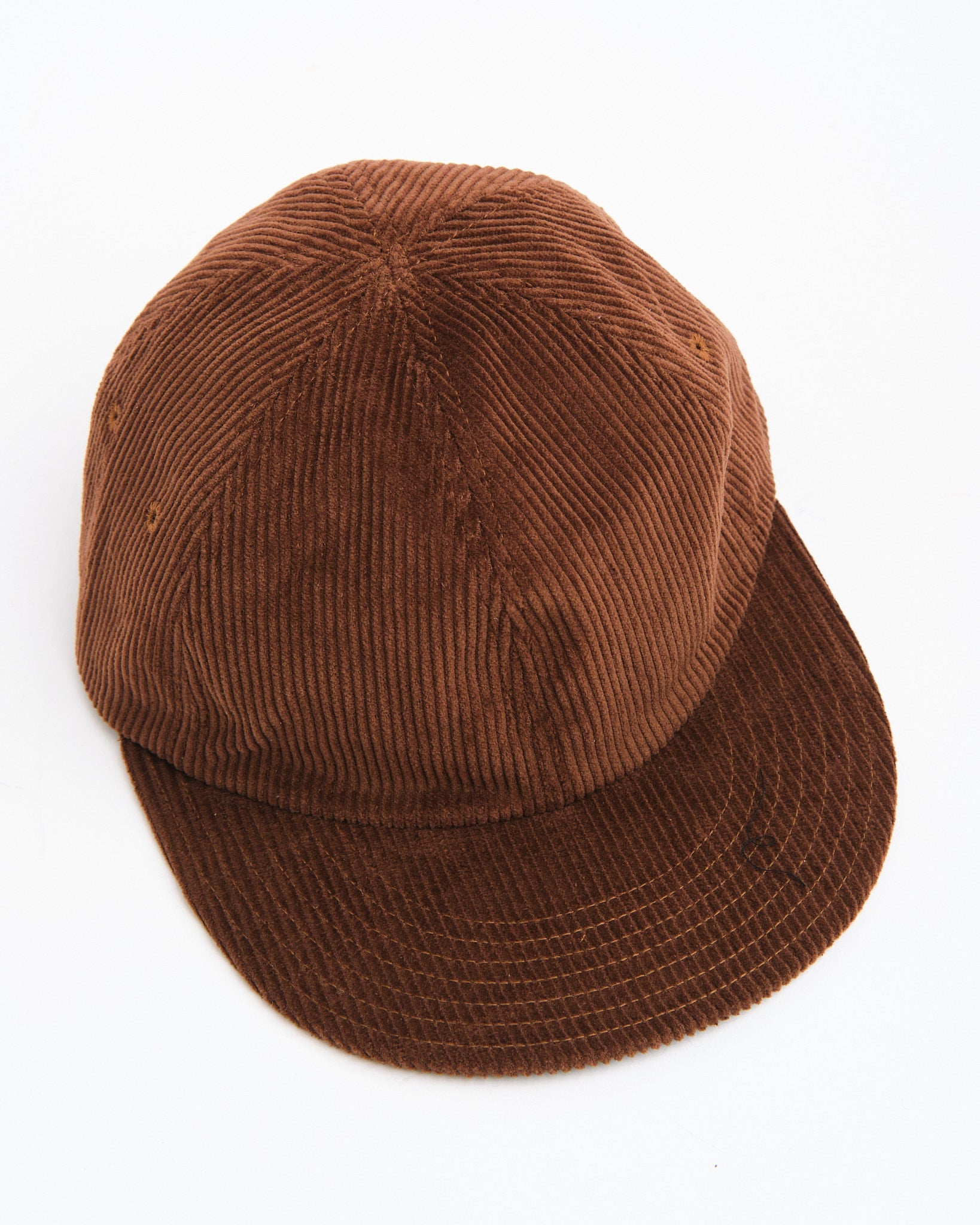 Classic 6 Panel Cap Brown Corduroy - Meadow