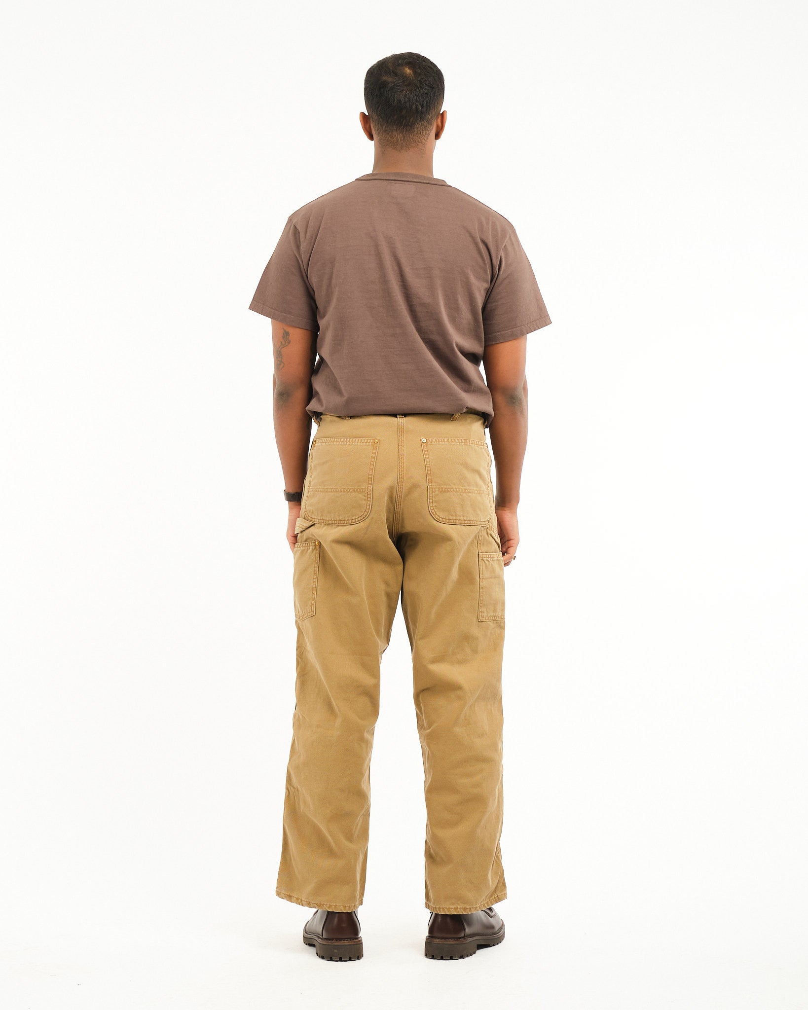 DAD'S FIT PAINTER PANTS BROWN - Meadow