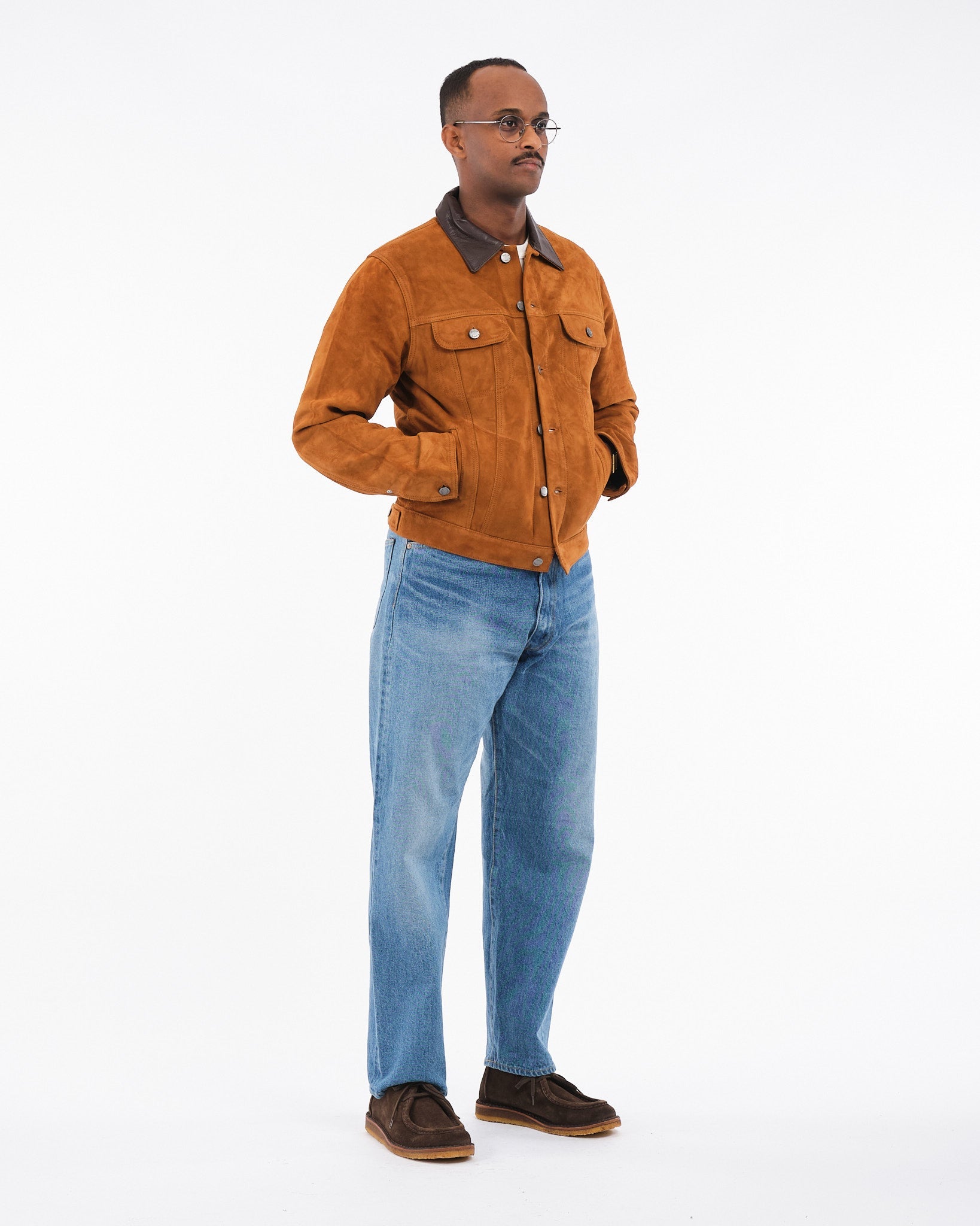 Danny Suede Jacket Tobacco - Meadow