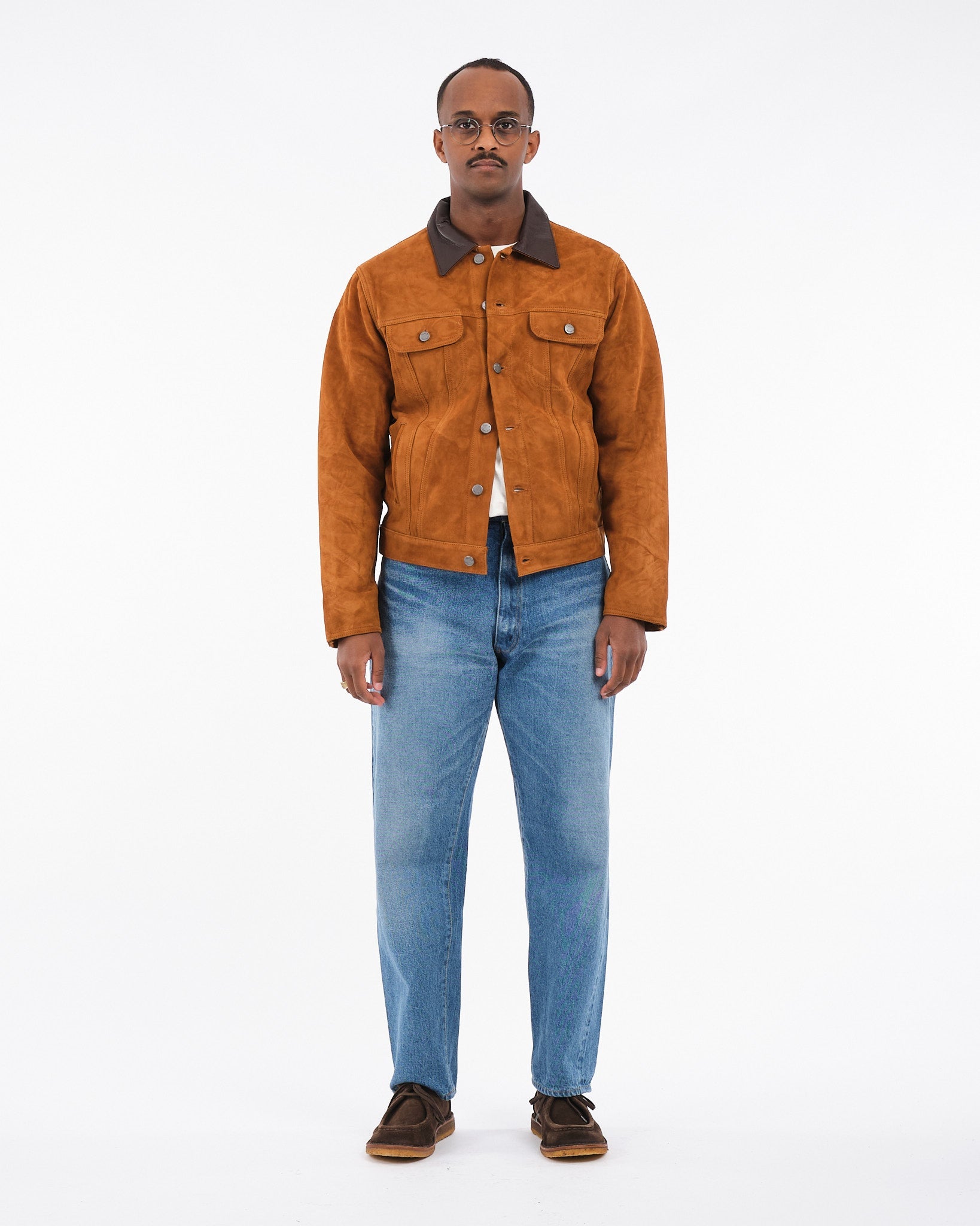 Danny Suede Jacket Tobacco - Meadow