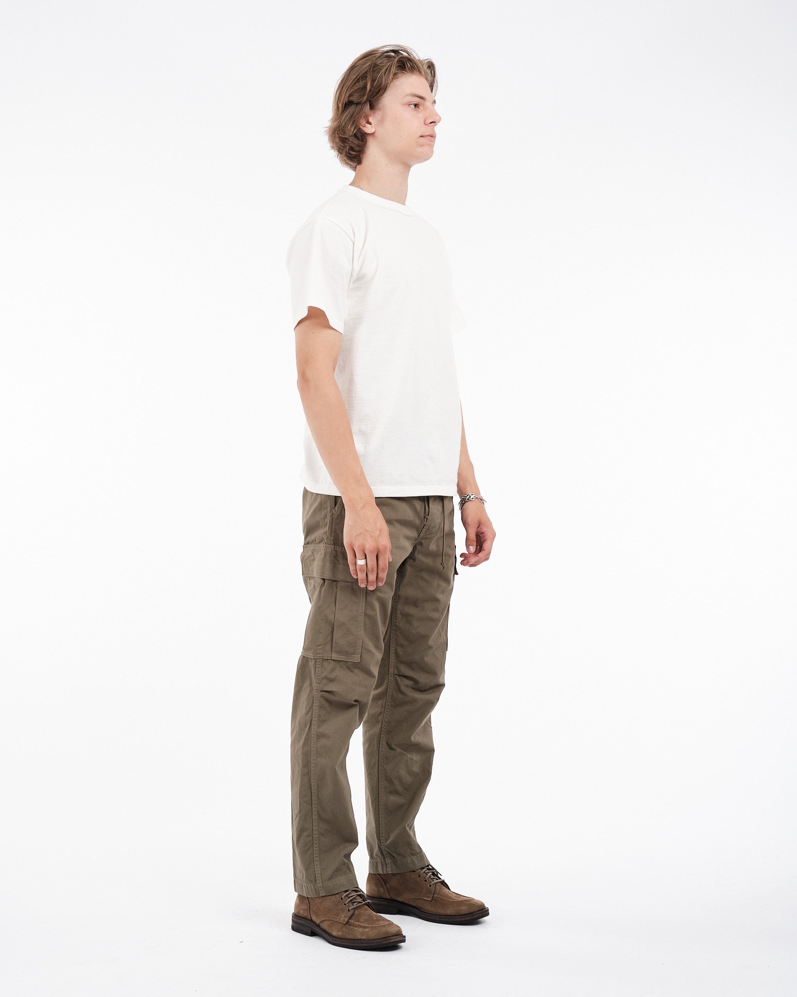 EASY CARGO PANTS ARMY GREEN - Meadow