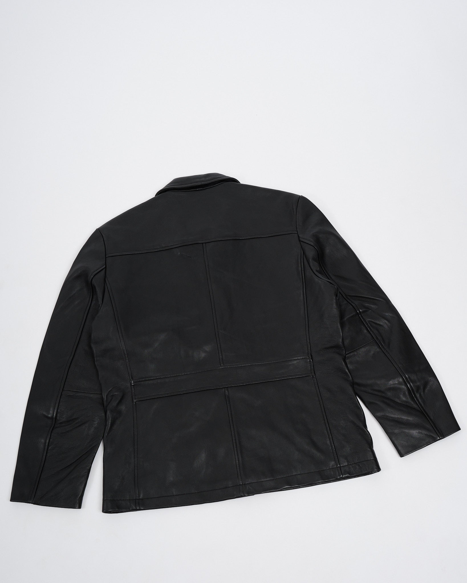 Ferry Leather Jacket Black - Meadow