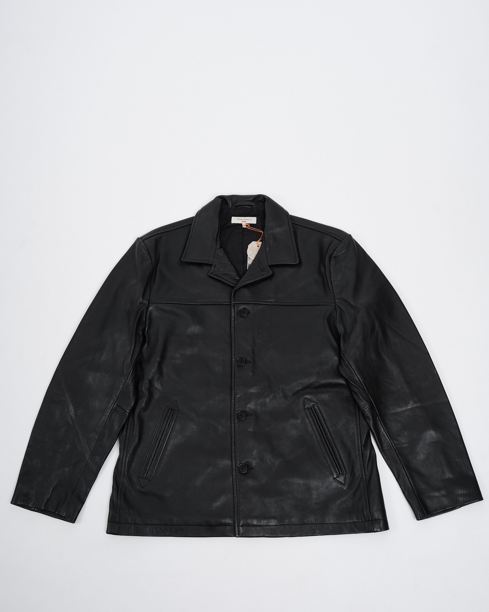 Ferry Leather Jacket Black - Meadow