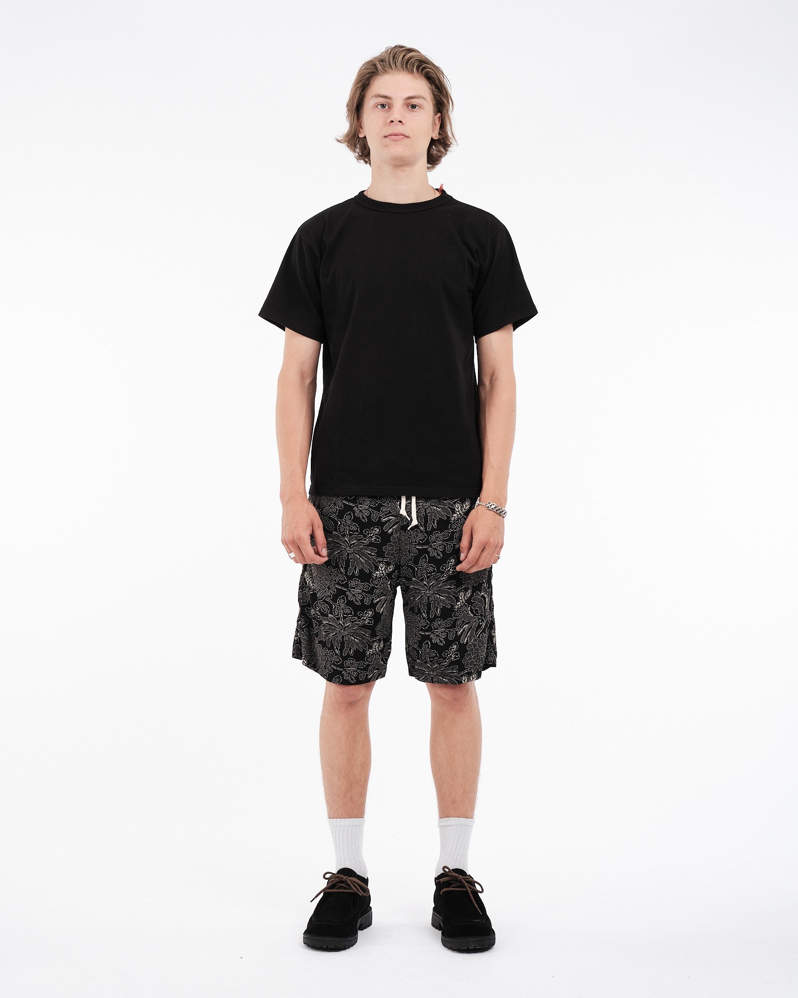 HAWAIIAN SHORTS BLACK - Meadow