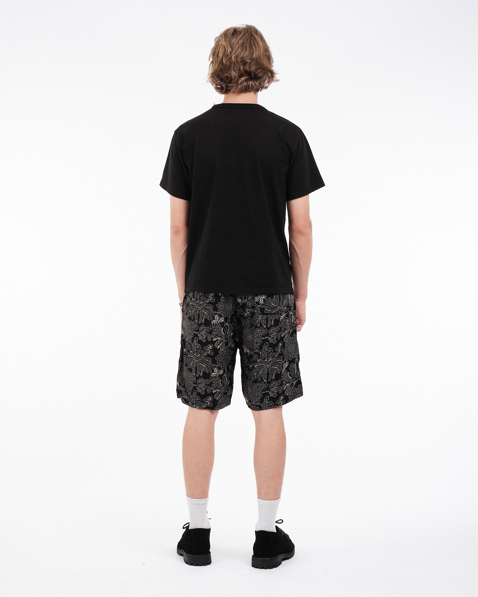 HAWAIIAN SHORTS BLACK - Meadow