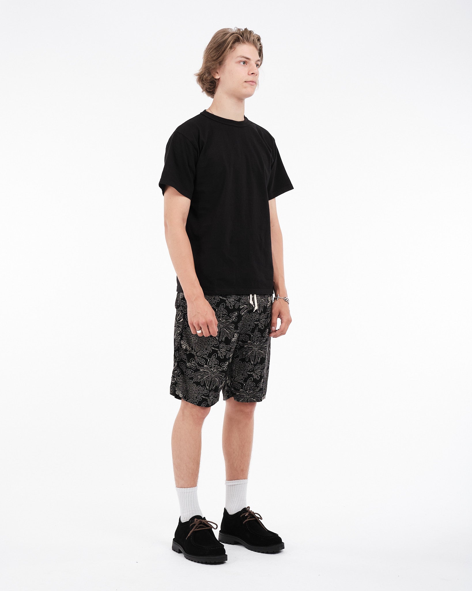 HAWAIIAN SHORTS BLACK - Meadow