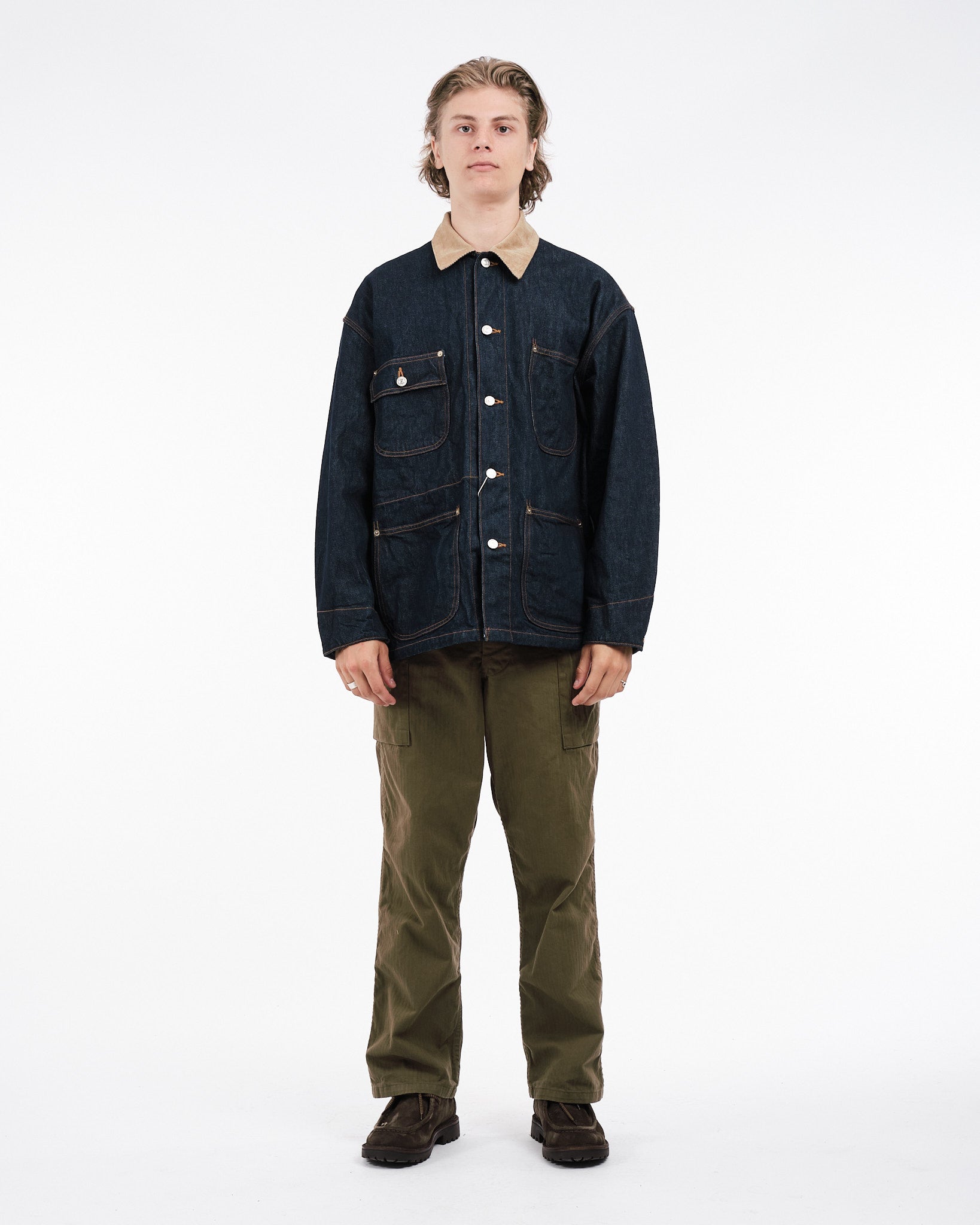 LOOSE FIT COVERALL ONE WASH - Meadow