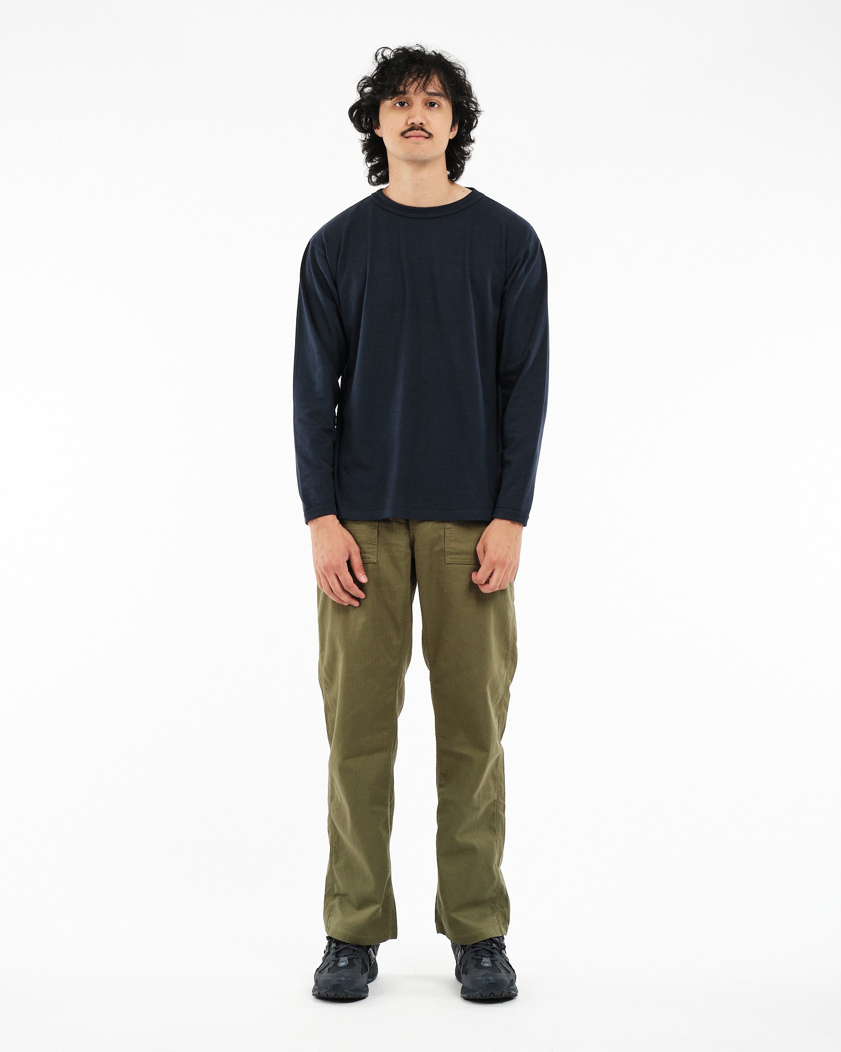 Makaha LS T - Shirt Dark Navy - Meadow