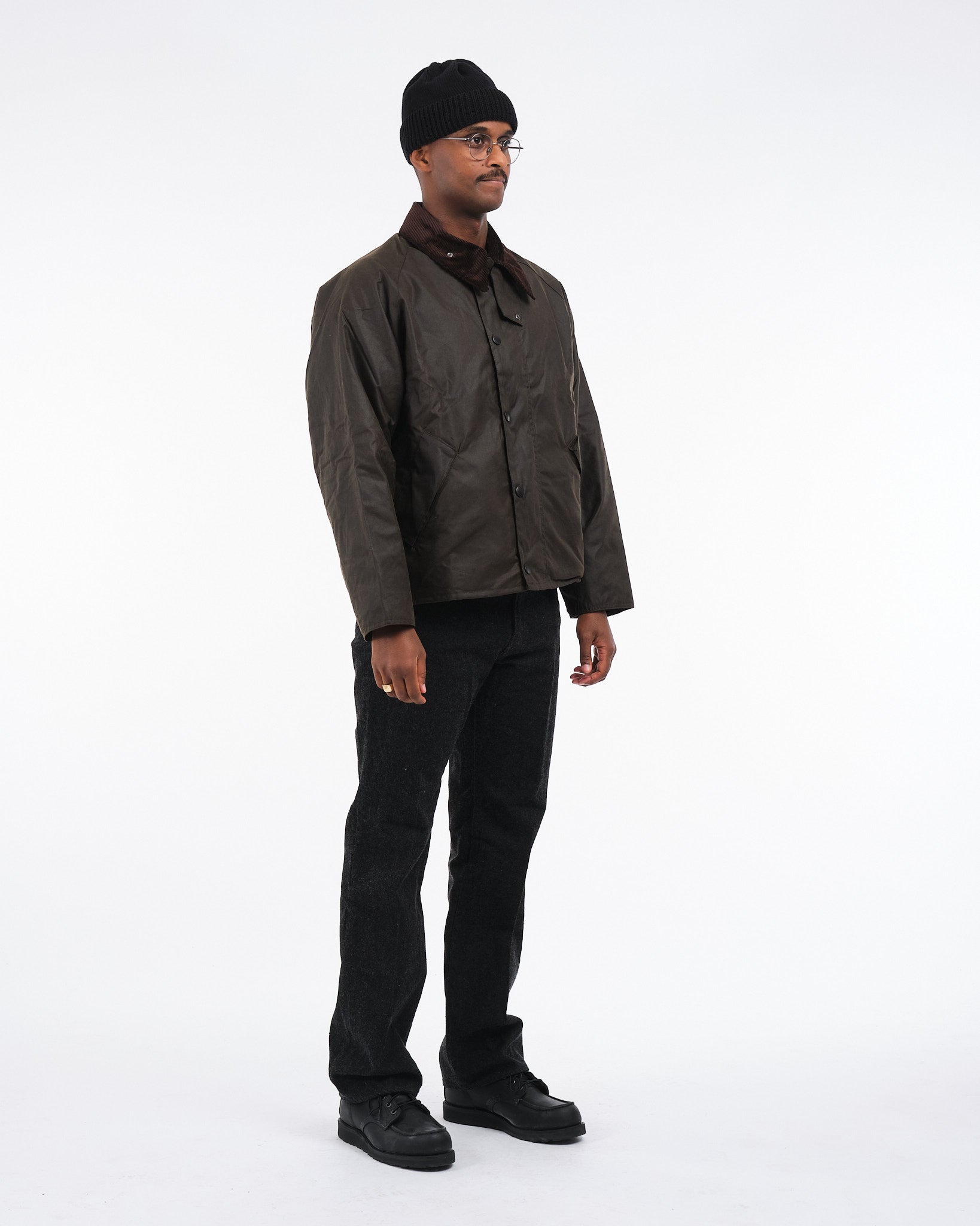 OS Transport Wax Jacket Olive - Meadow