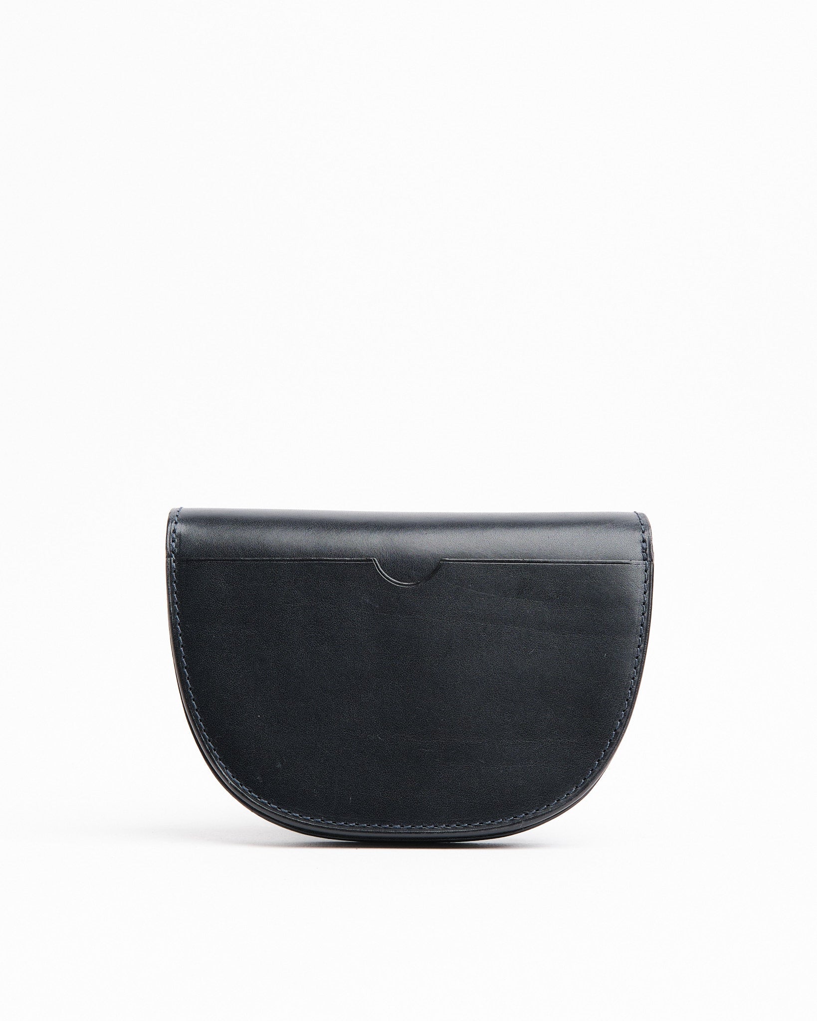 Round Wallet Mid Porch Navy - Meadow