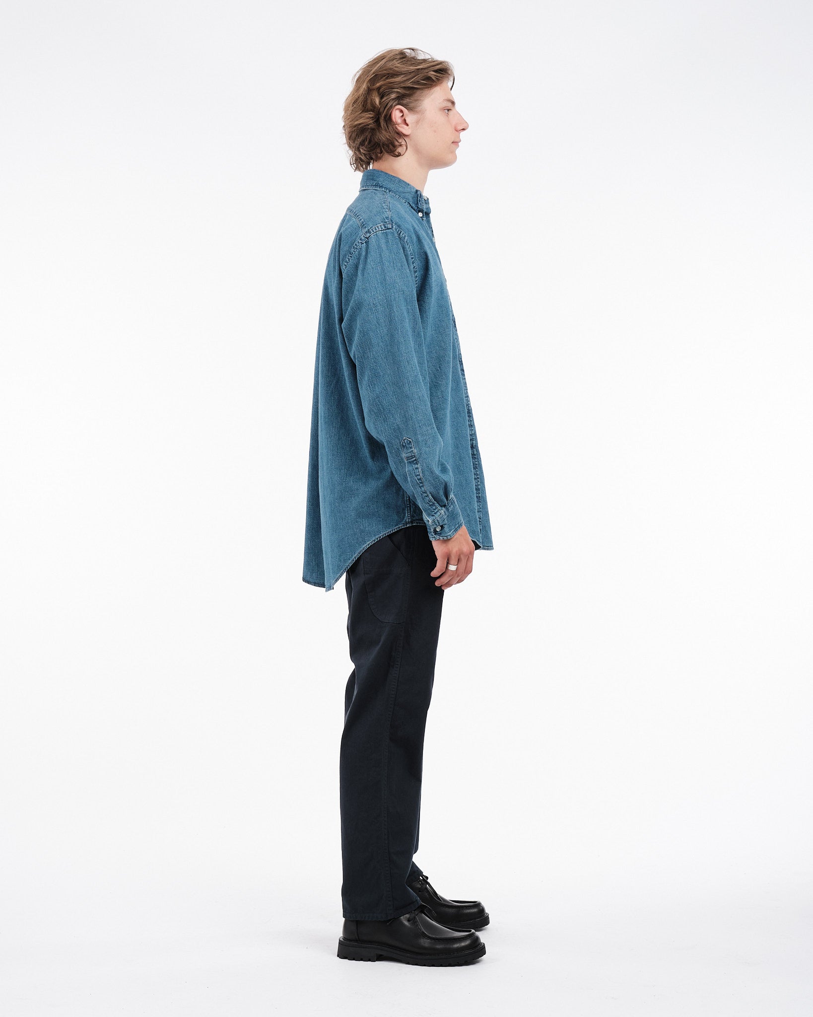 STANDARD BUTTON DOWN SHIRT DENIM USED - Meadow