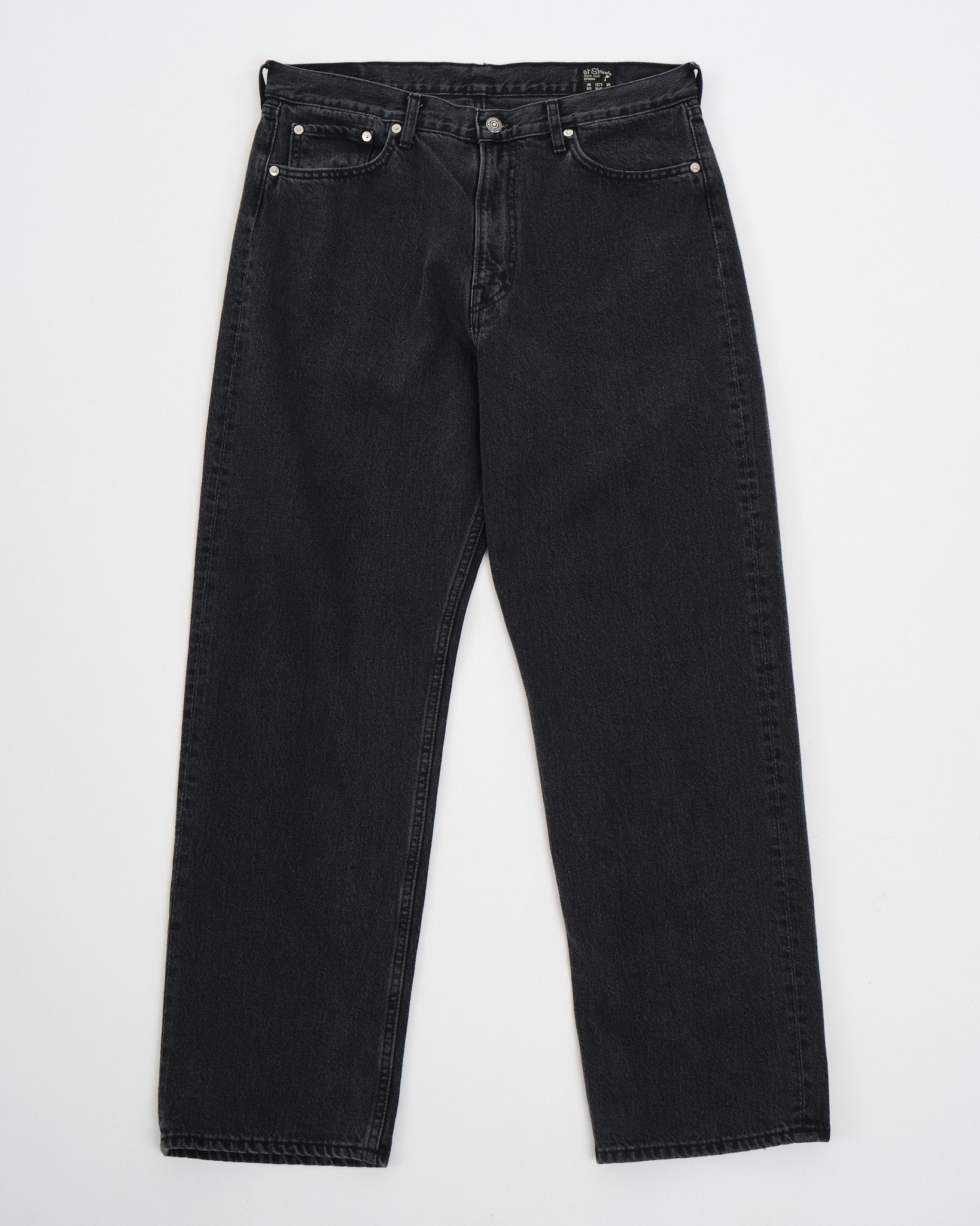 101 DAD'S FIT DENIM PANTS BLACK STONE - Meadow