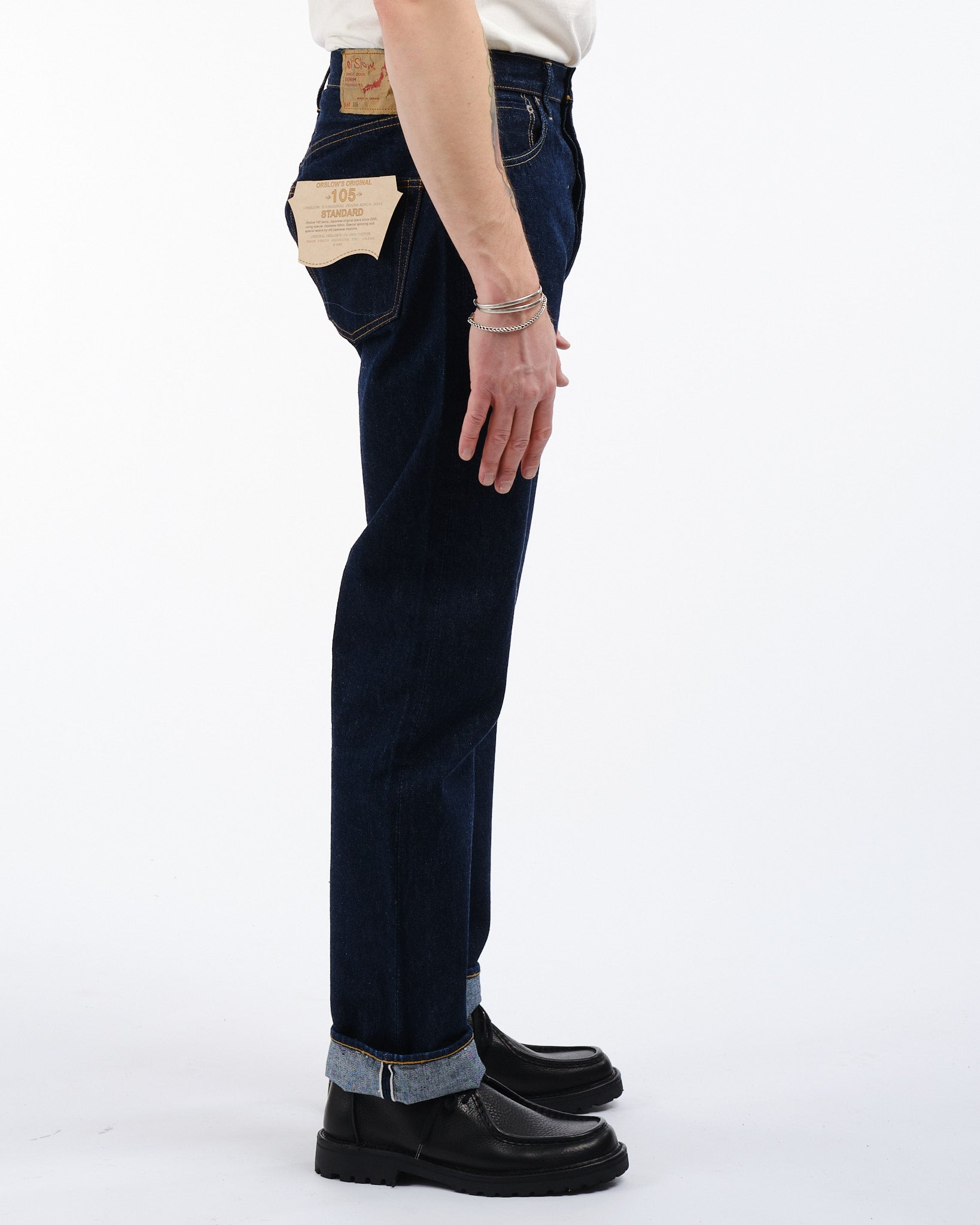 105 STANDARD SELVEDGE DENIM ONE WASH - Meadow