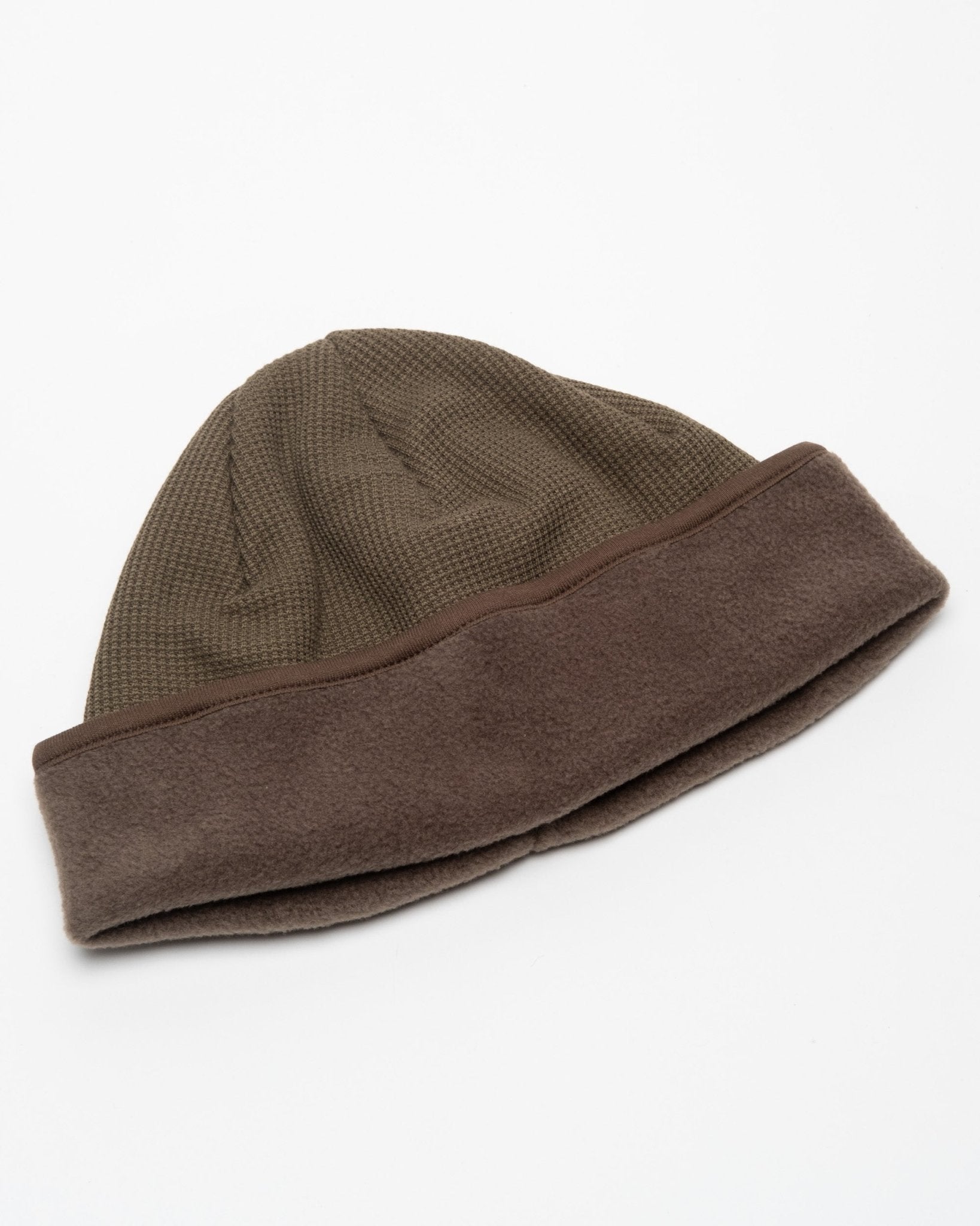 2 Tone Beanie Waffle M Green - Meadow