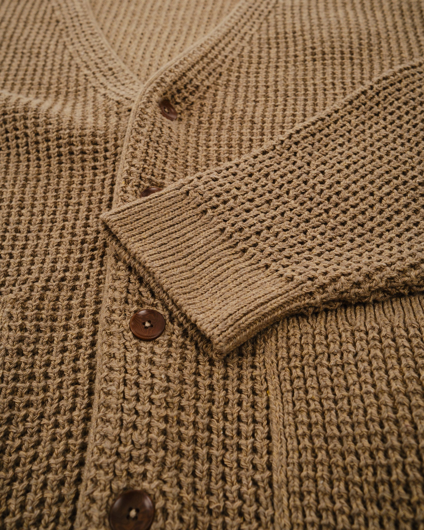 Cardigan Rebirth Beige Melange - Meadow