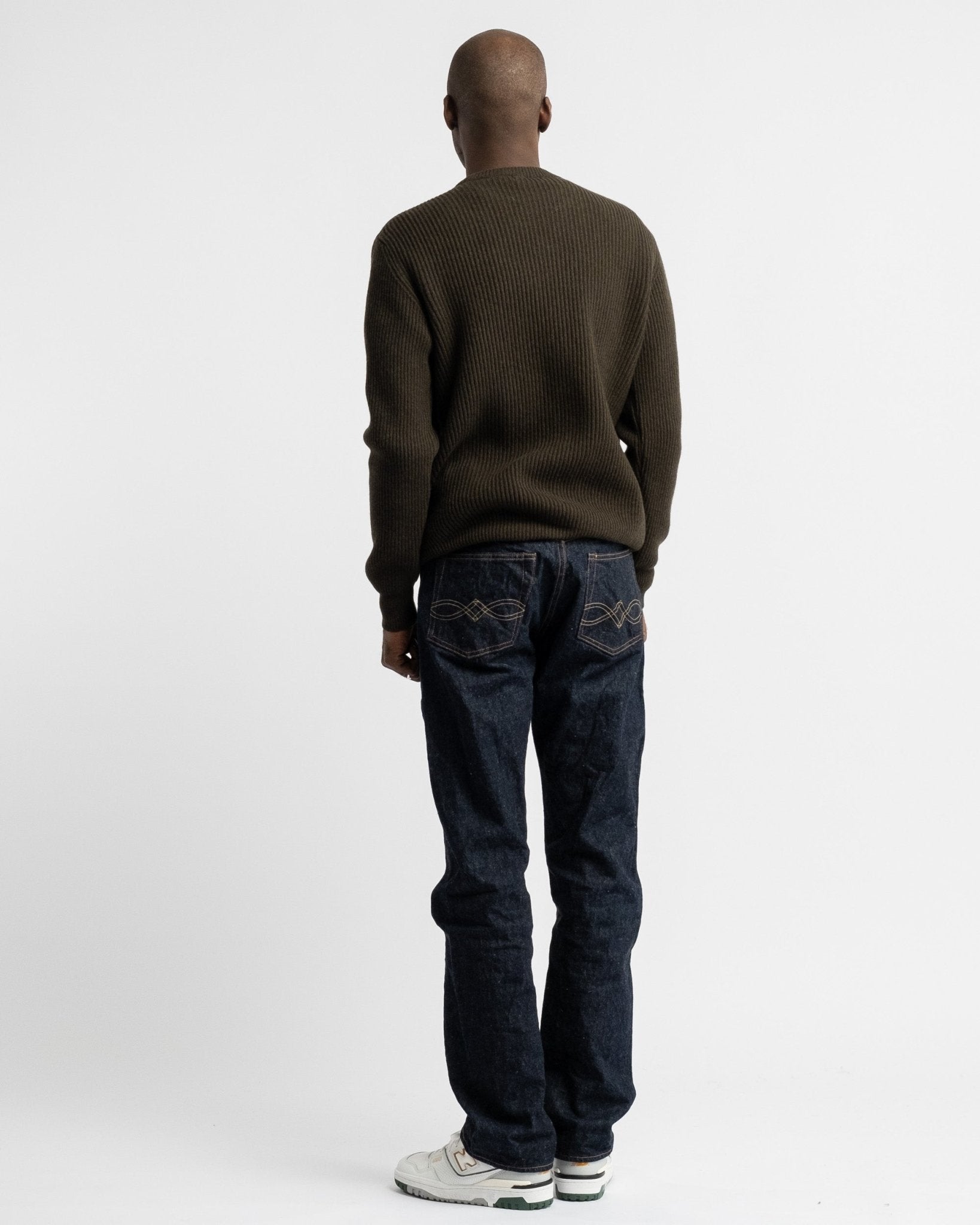 Crewneck Long Sleeve Cashmere Green - Meadow