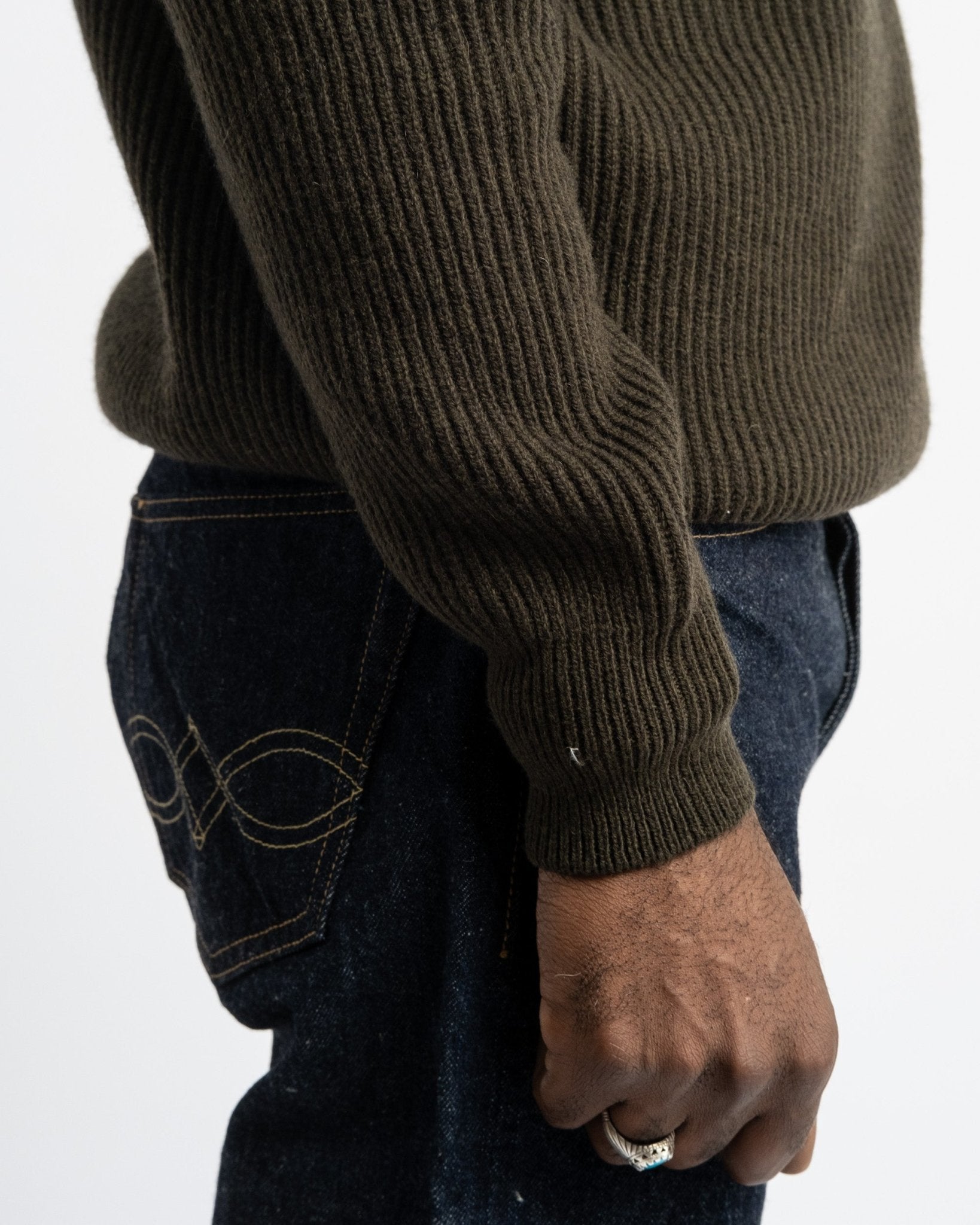 Crewneck Long Sleeve Cashmere Green - Meadow