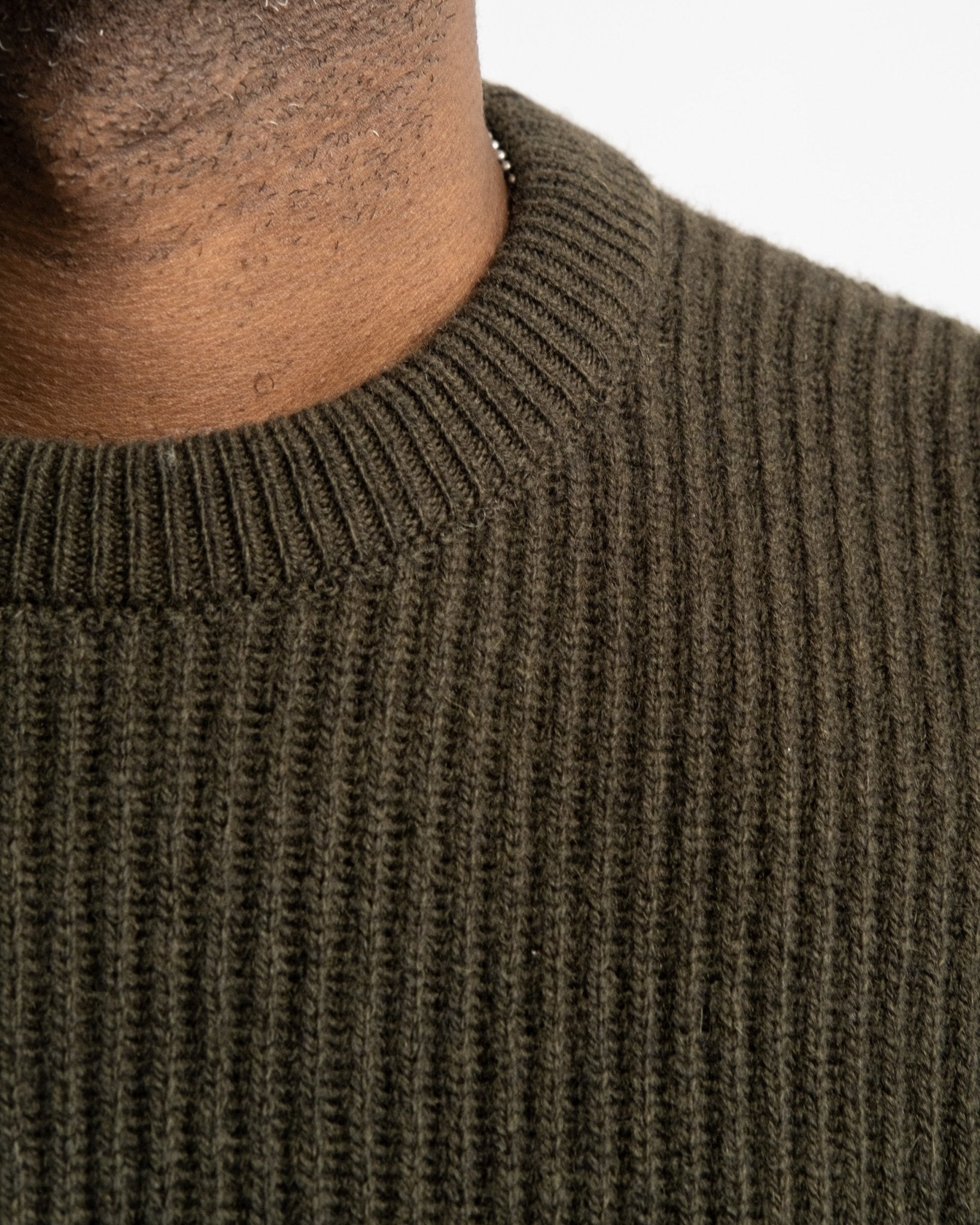 Crewneck Long Sleeve Cashmere Green - Meadow