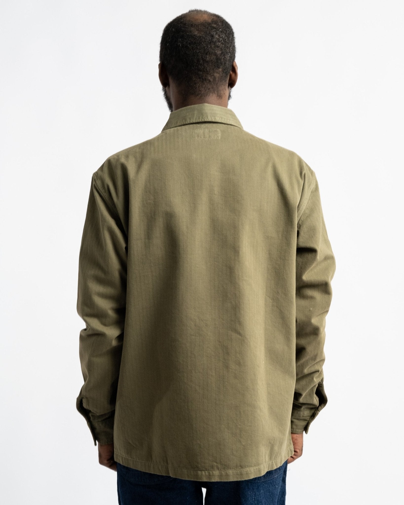 Fatigue Shirt Herringbone Twill Military - Meadow