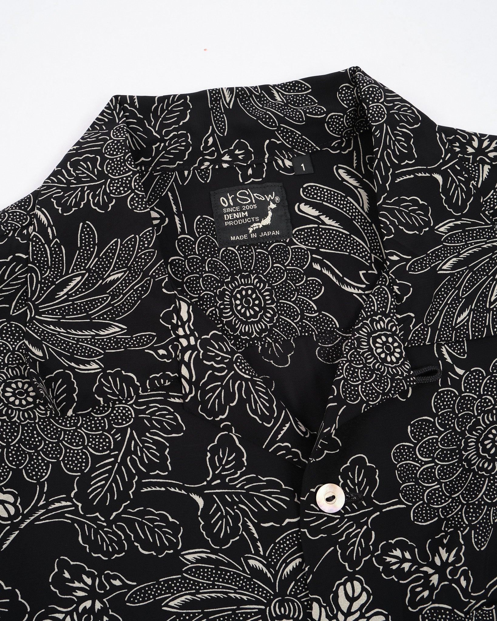 HAWAIIAN SHIRT BLACK - Meadow