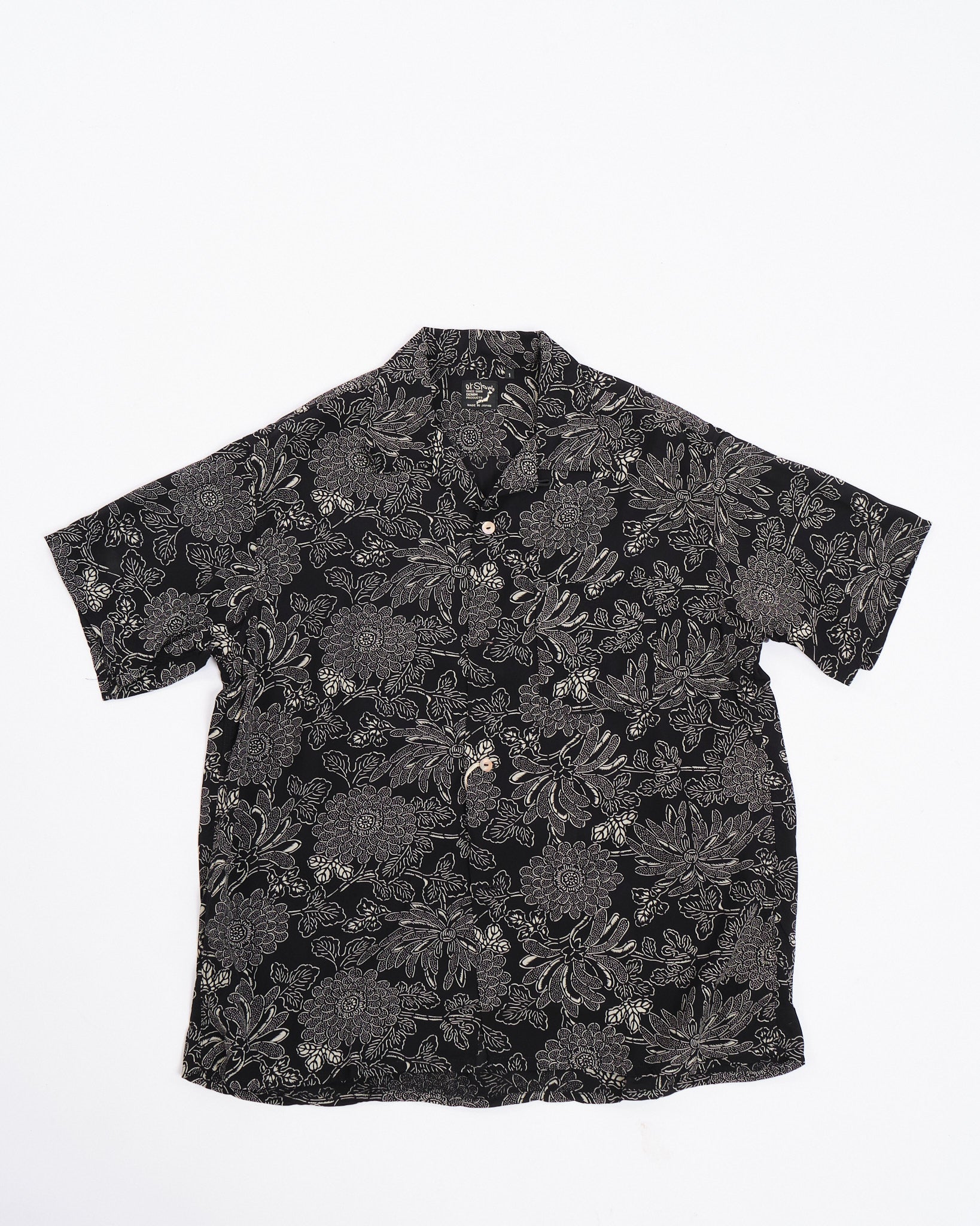 HAWAIIAN SHIRT BLACK - Meadow