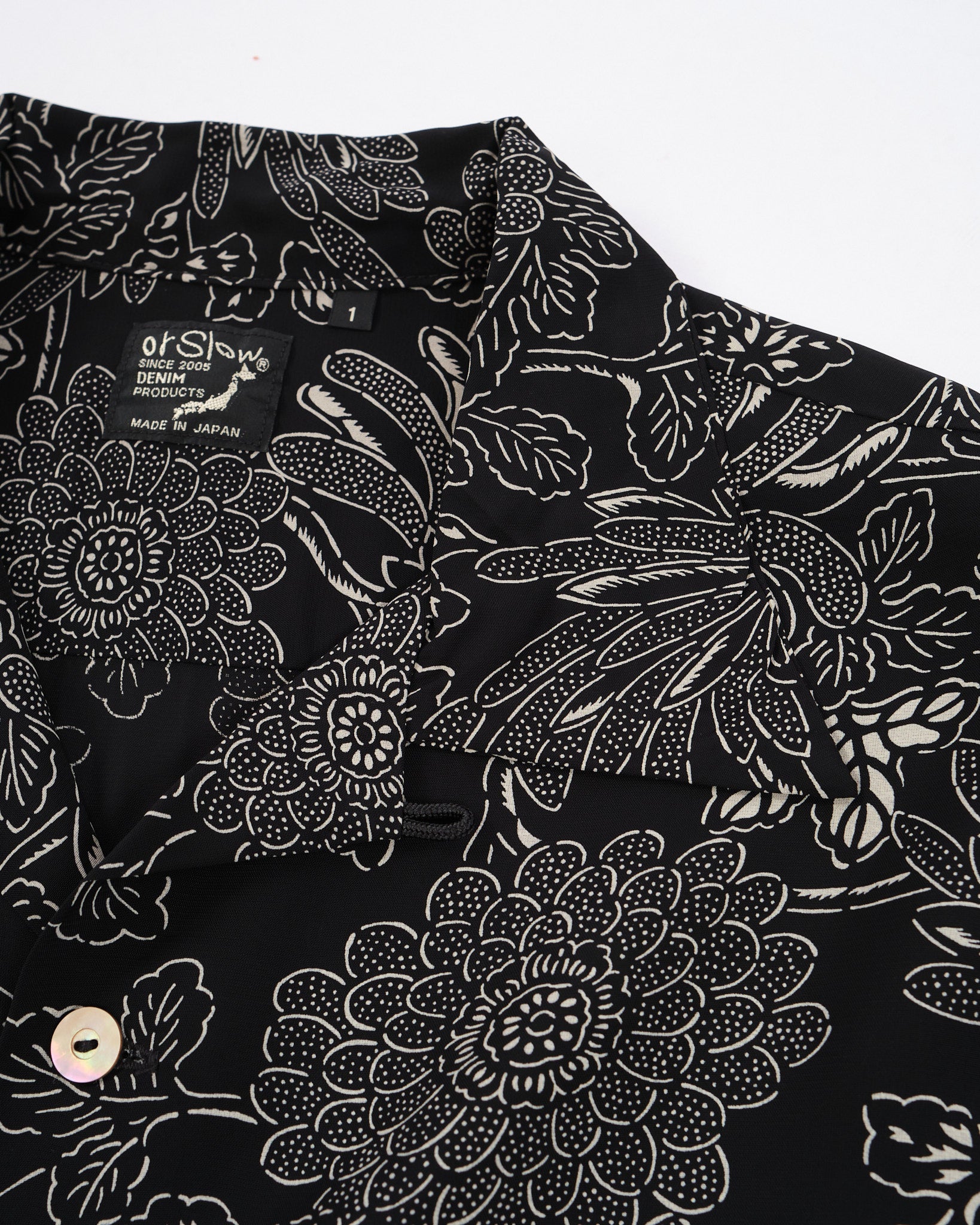 HAWAIIAN SHIRT BLACK - Meadow