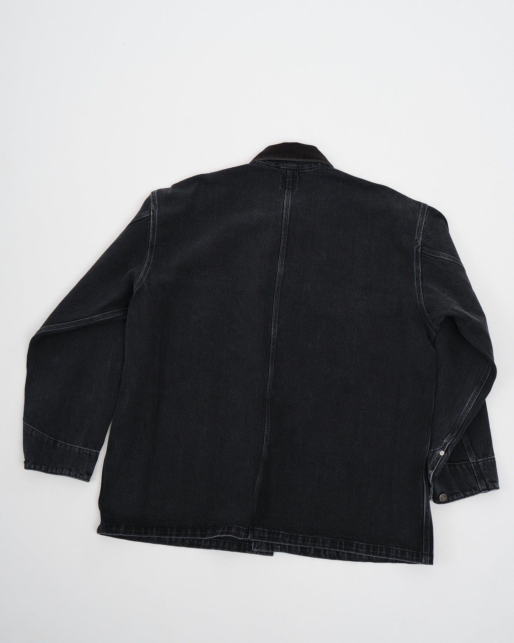 LOOSE FIT COVERALL BLACK DENIM STONE - Meadow