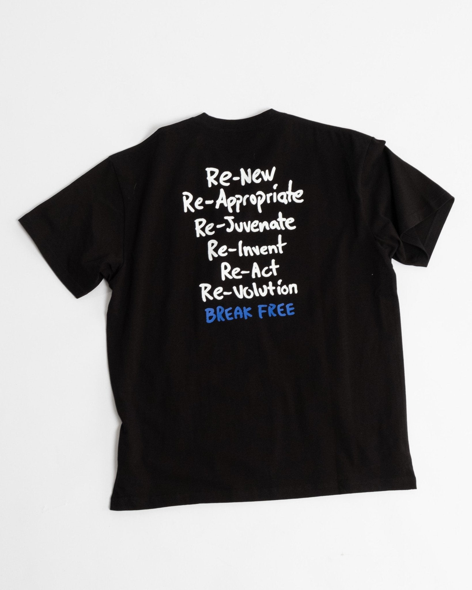 Message Tee Black - Meadow