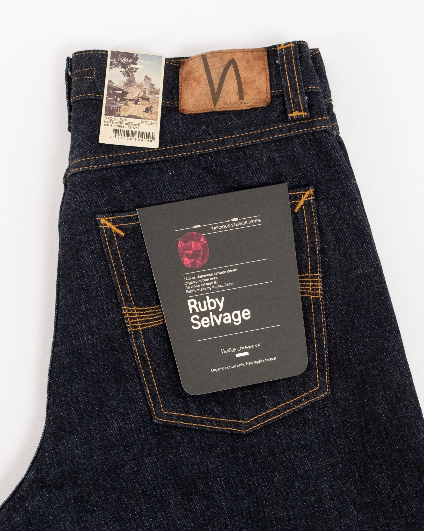 Rad Rufus Rinse Ruby Selvage - Meadow