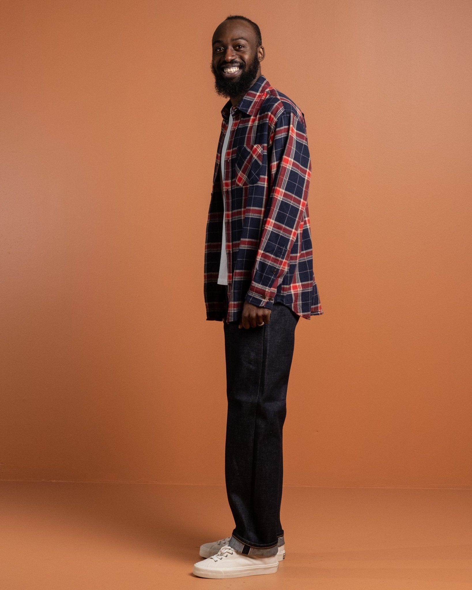 Relaxed Flannel Shirt Rebirth Multi - Meadow