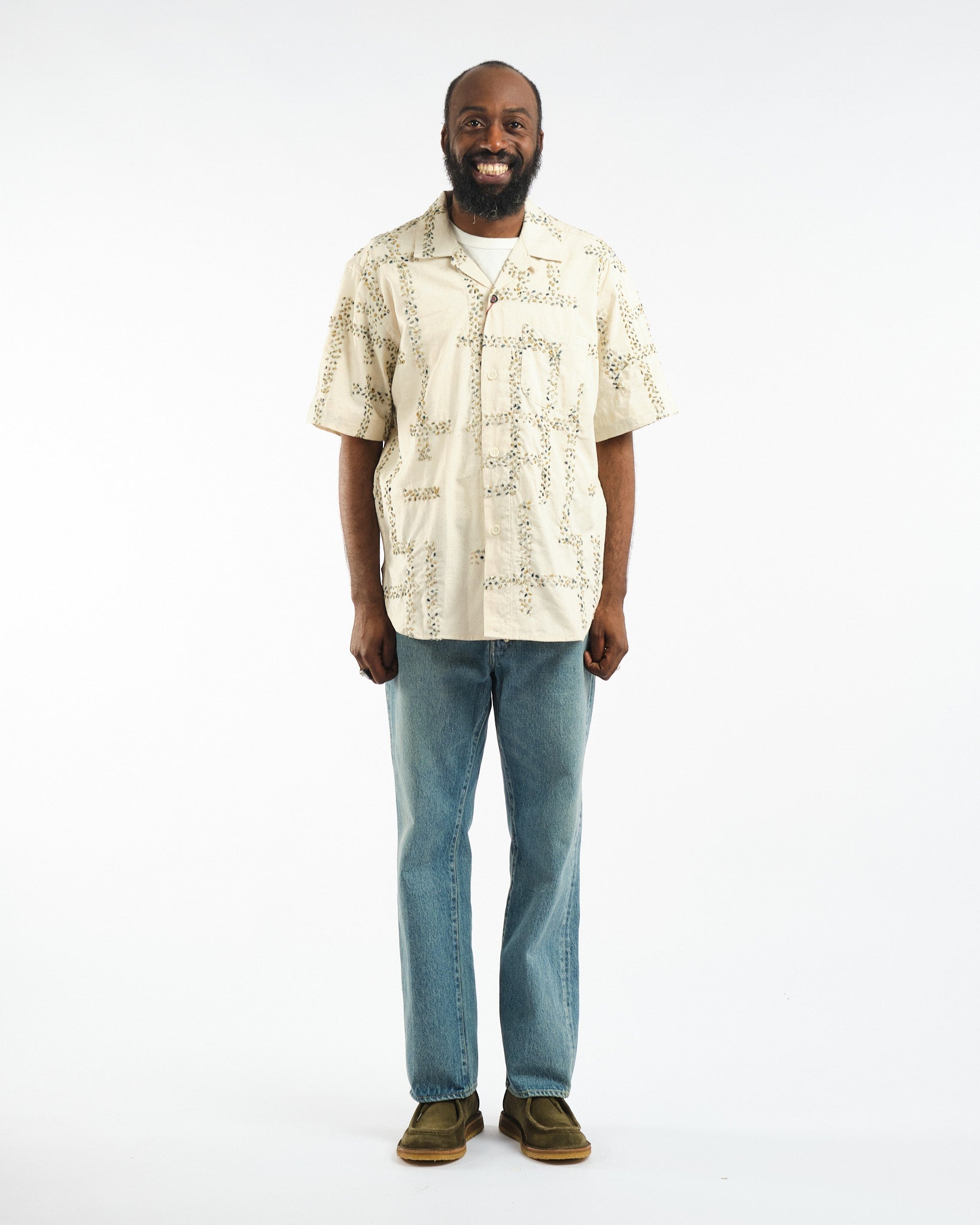 Skate Shoecut Denim Pants Indigo Used Wash - Meadow