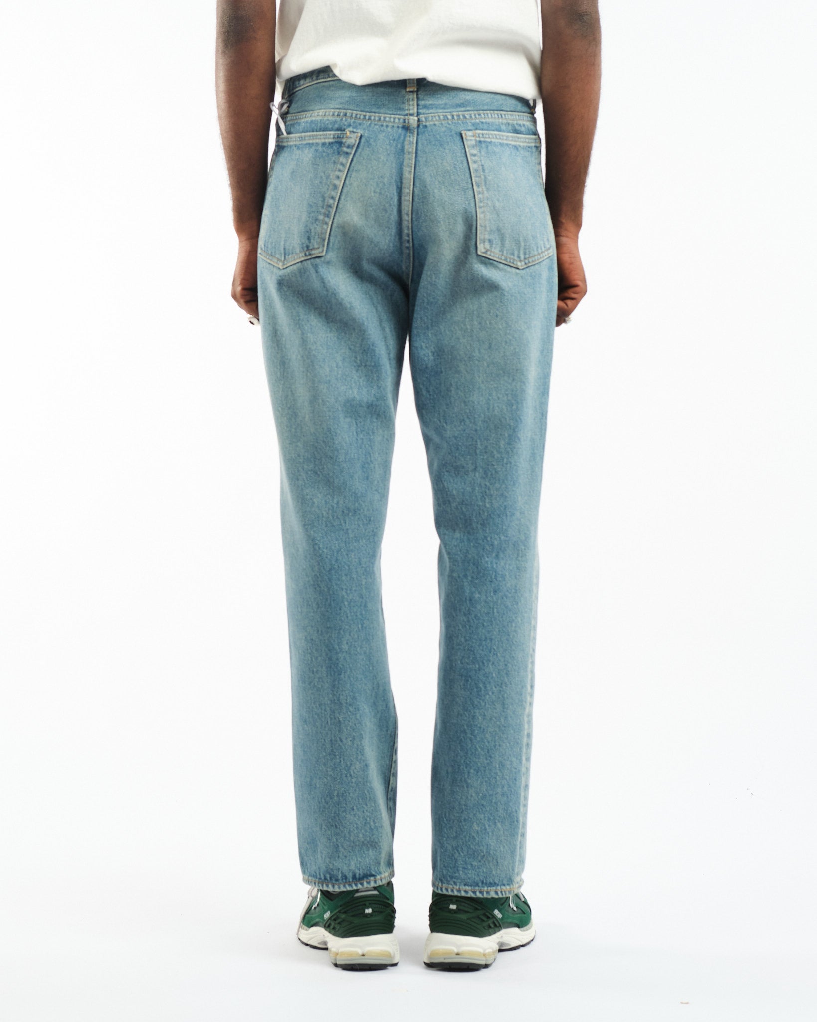 Skate Shoecut Denim Pants Indigo Used Wash - Meadow