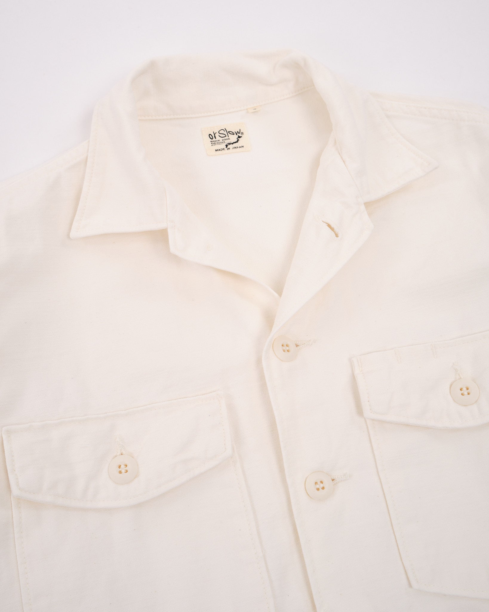 US ARMY FATIGUE SHIRT ECRU - Meadow